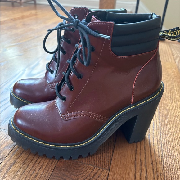 Dr. Martens Shoes - Dr. Marten Jesey Boots! Port wine color.